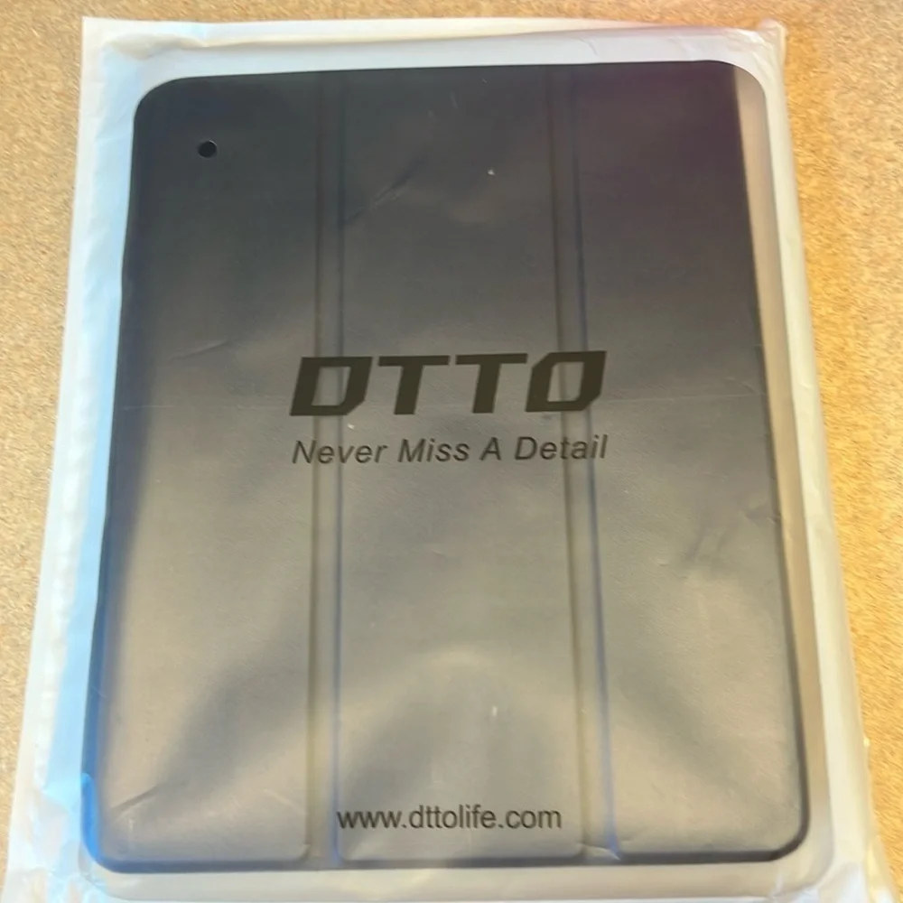 DTTO Case for iPad Pro 11 2021 Slim Trifold Stand Soft TPU Back Cover Navy Blue